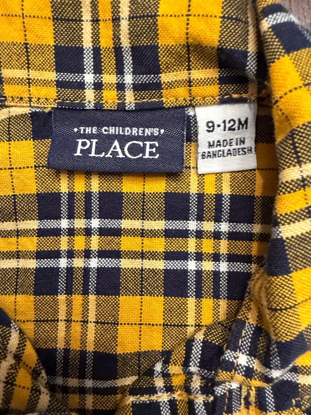 Baby Boy 3 Pc Fall Outfit 9M Plaid Shirt Little Pup Carter’s Bundle